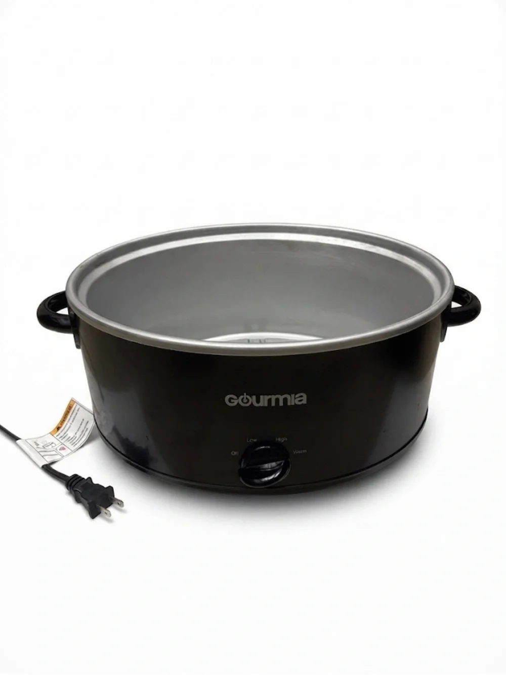 Gourmia ⚜️🖤⚜️ Slow Cooker - 6 Quart Removable Ceramic Pot